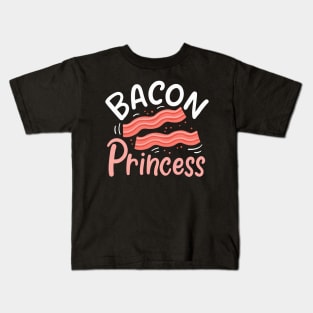 Bacon Princess Kids T-Shirt